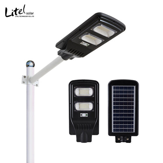 30W/60W/90W Solar LED Street Light – Motion Sensor Outdoor Waterproof Lamp with Remote |