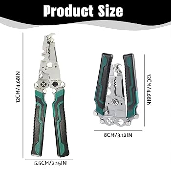 Home Trade 18-in-1 Foldable Wire Stripper Plier – Multifunction Electrician Tool |