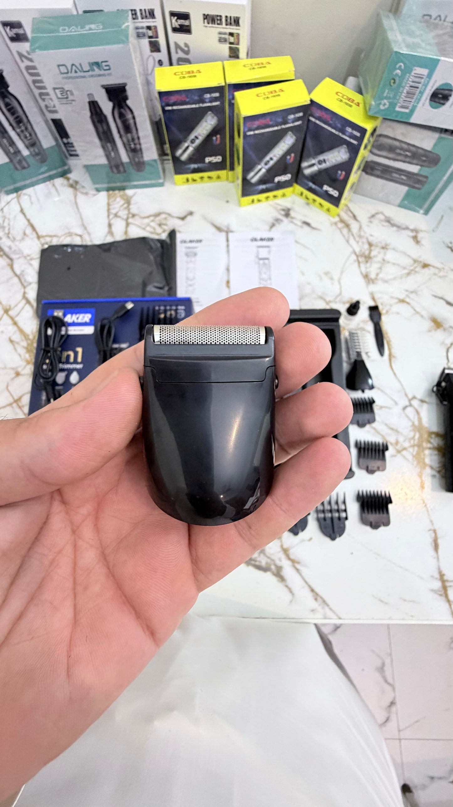 GLAKER  6-in-1 Grooming Kit for Men – Professional Beard Trimmer, Body Groomer & Cordless Hair Cutting Machine