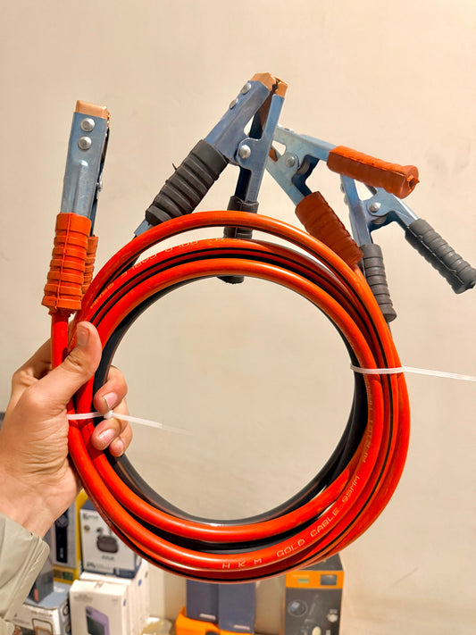 🚗⚡ Emergency Car Jumper Starter Cable (300–600 AMP) Heavy-Duty Clips | 6ft & 9ft Options | Copper-Coated