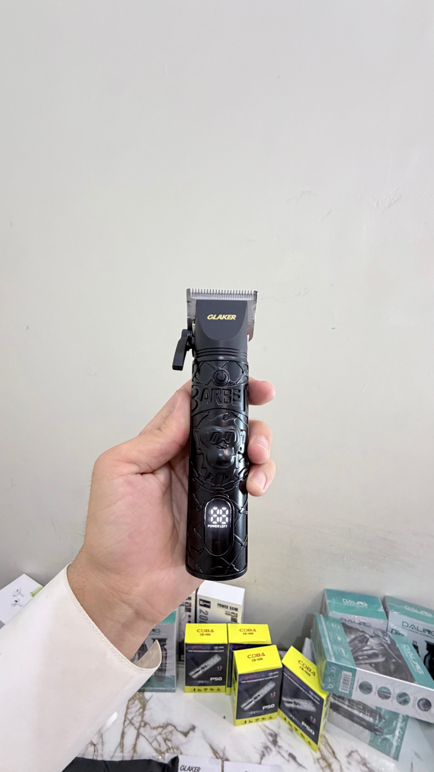 GLAKER  6-in-1 Grooming Kit for Men – Professional Beard Trimmer, Body Groomer & Cordless Hair Cutting Machine