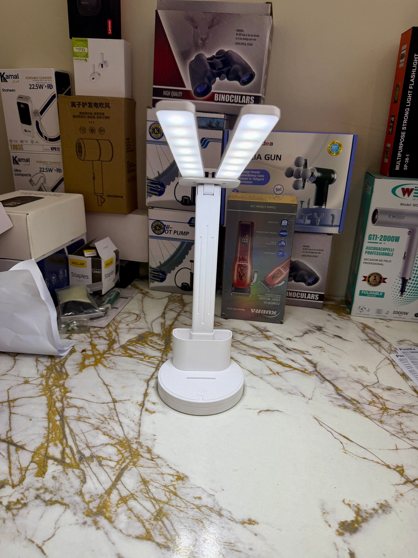 Multifunctional Reading Lamp C81 – Rechargeable LED Study Lamp (4–5 Hours Battery Backup)