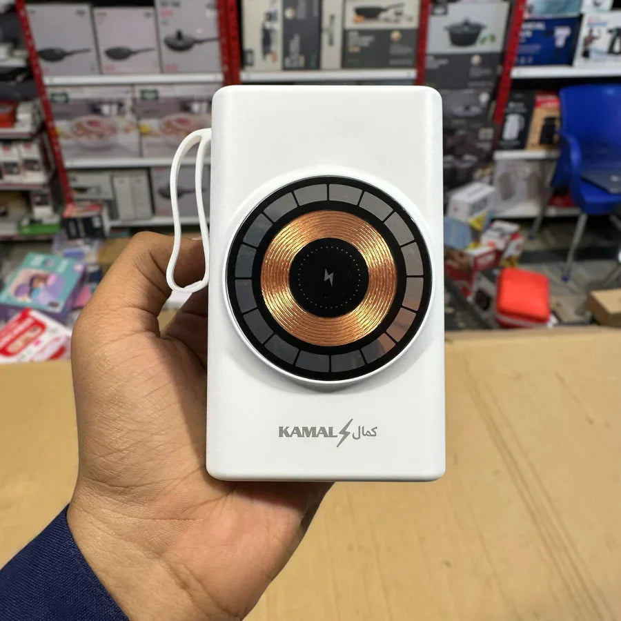 Magnetic Wireless 20000mAh Kamal Power Bank K25 – Fast & Smart Charging | Made in Dubai🇦🇪