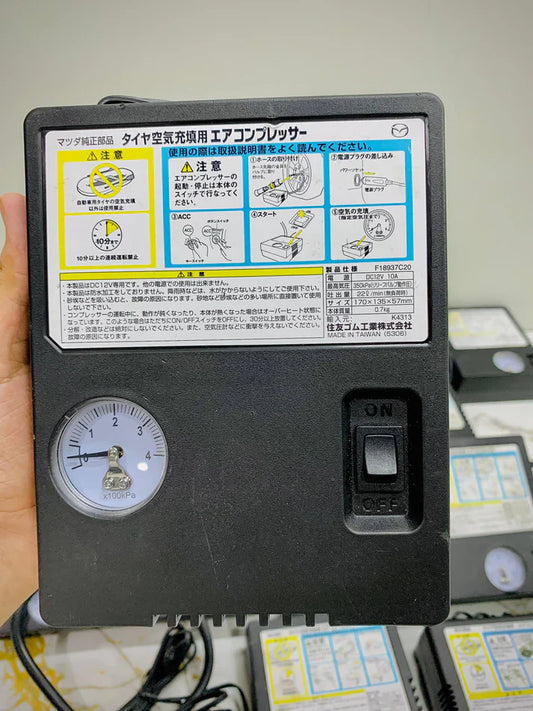 Original Japan Lot Tyre Inflator – Heavy Duty & Fast Pump 35-45 psi pressure | for all type of cars