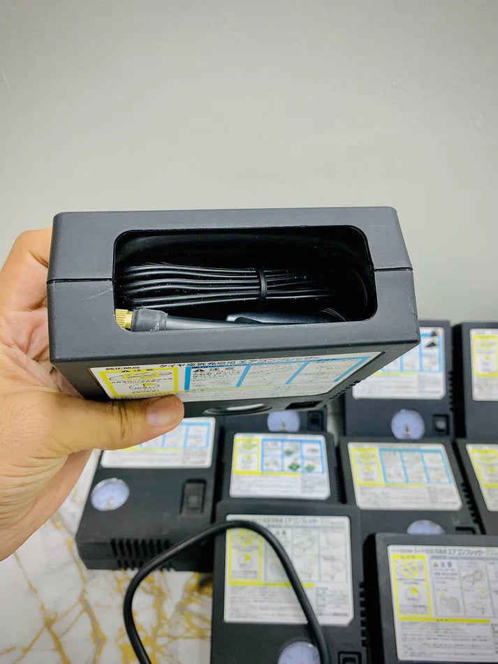 Original Japan Lot Tyre Inflator – Heavy Duty & Fast Pump 35-45 psi pressure | for all type of cars