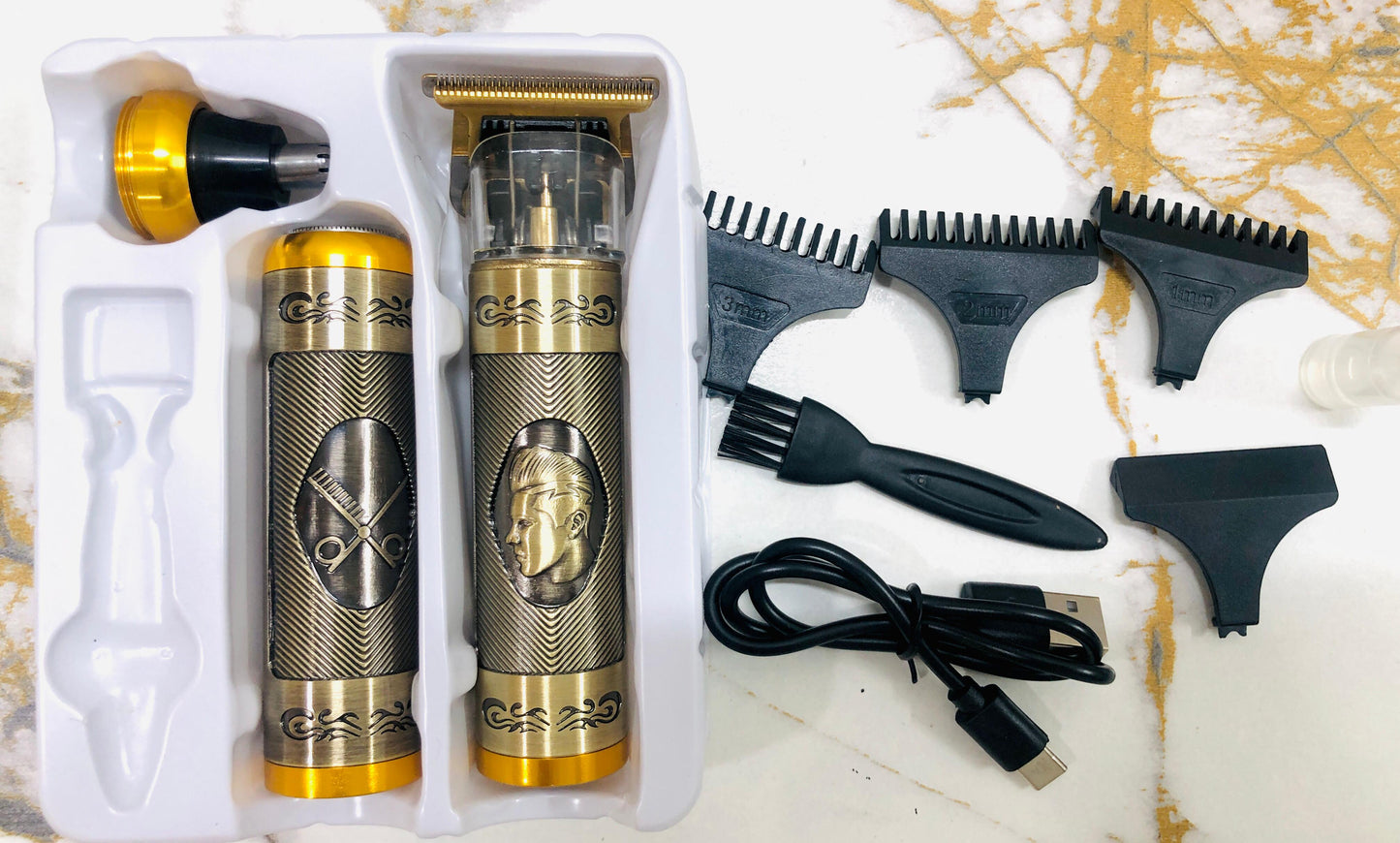 Daling DL-1620 | 3-in-2 Grooming Kit – Trimmer + Shaver + Nose Trimmer