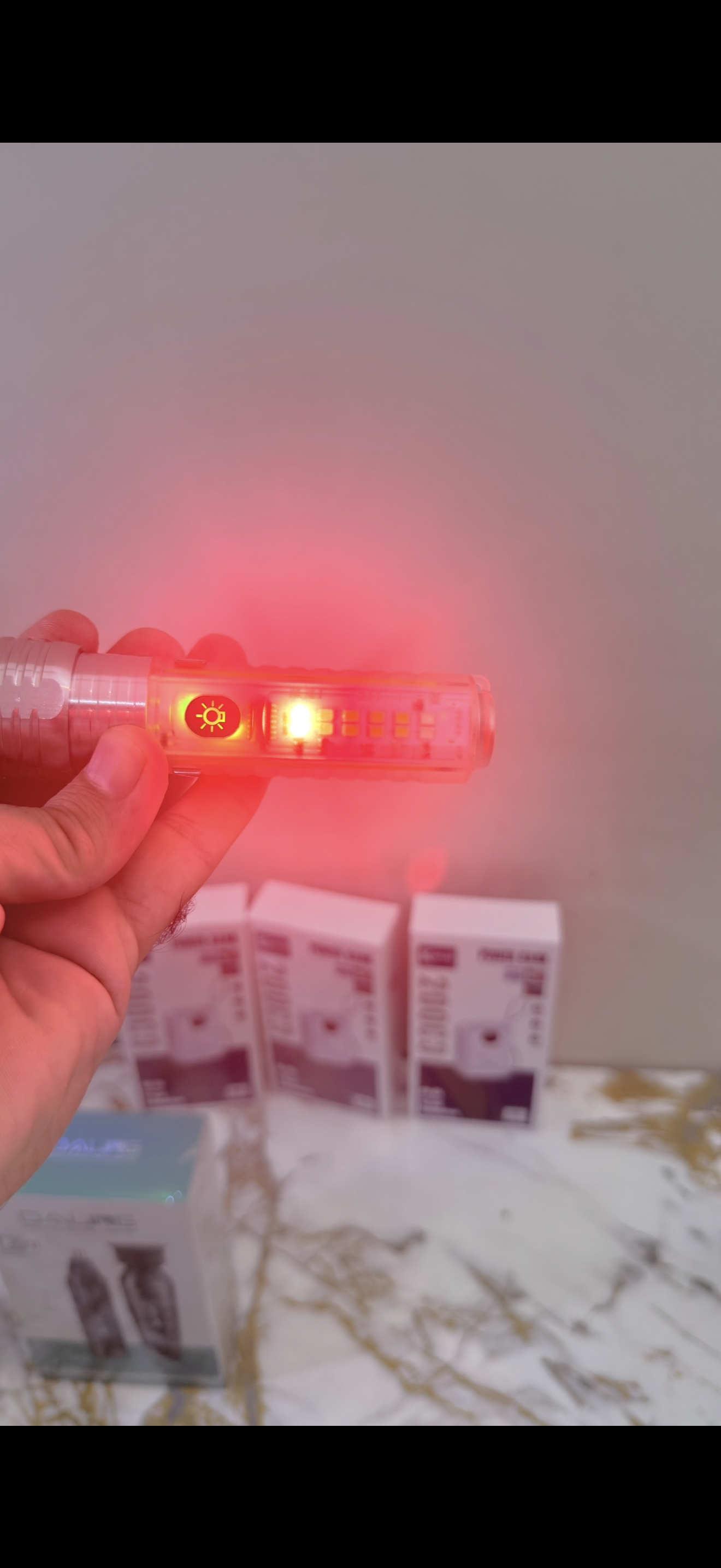 Coba CB-1658 Mini LED Torch – USB Rechargeable Zoom Flashlight with Multiple Modes