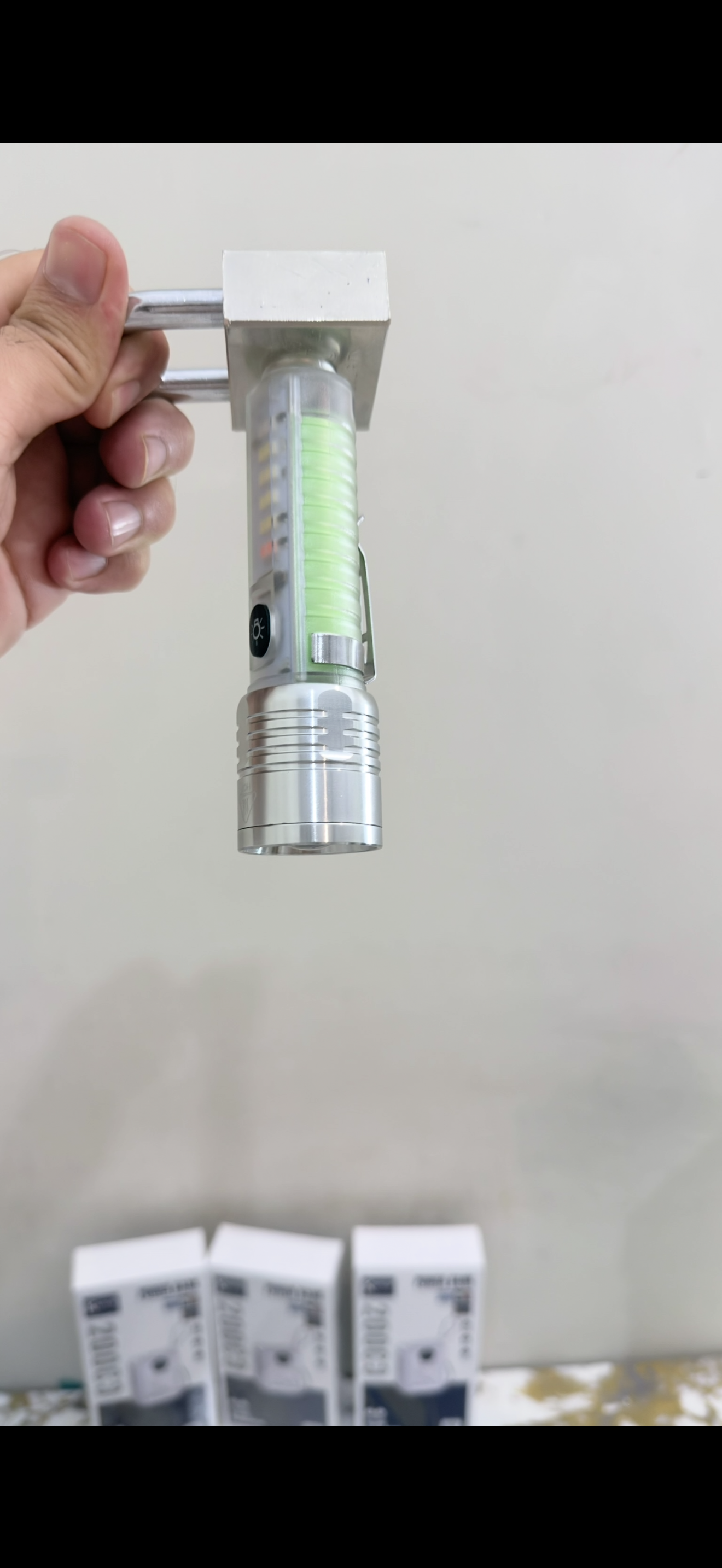 Coba CB-1658 Mini LED Torch – USB Rechargeable Zoom Flashlight with Multiple Modes