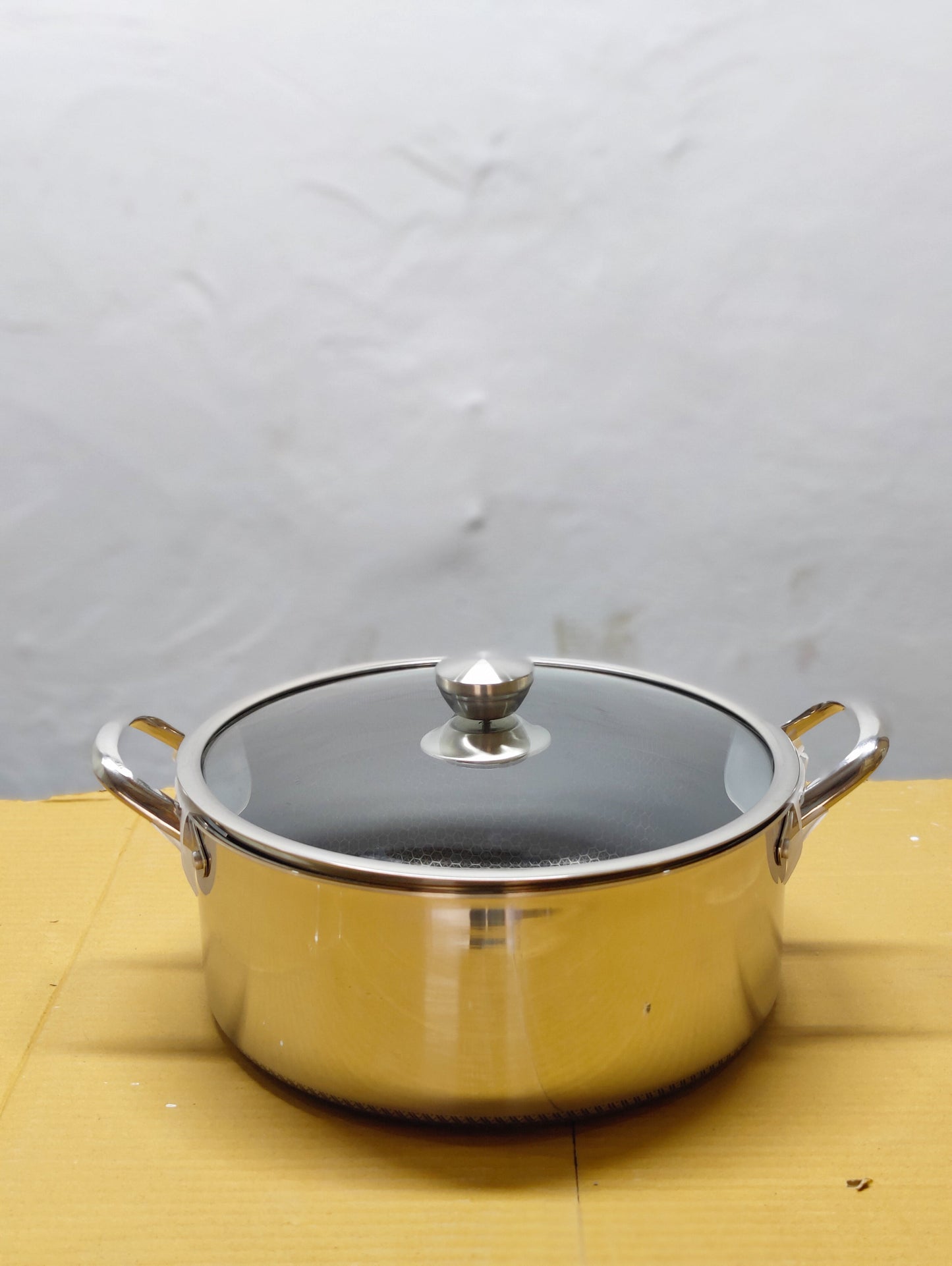 Imported Honey Comb Deep Open Cookware Set