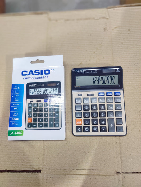 Imported Casio Calculator with Decimal and Rounding Selectors