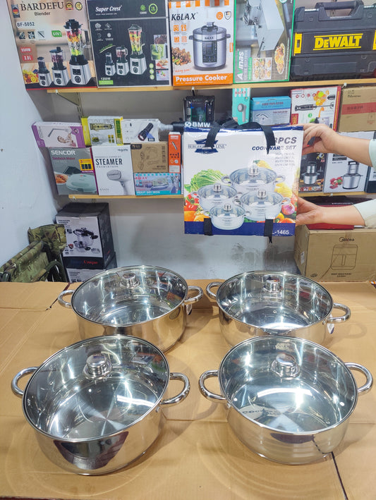 Imported BERGHOME 4 Piece Cookware Set