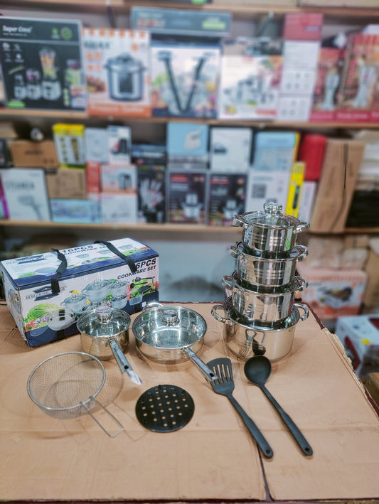 Berghome line 16 Piece Complete Cookware Set