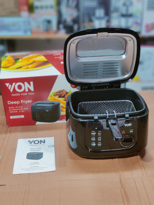 VON 2.5L Electric Deep Fryer