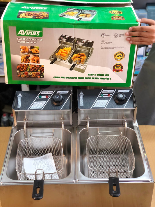 Avinas Double  6.8L+6.8L Deep Fryer AV-668y