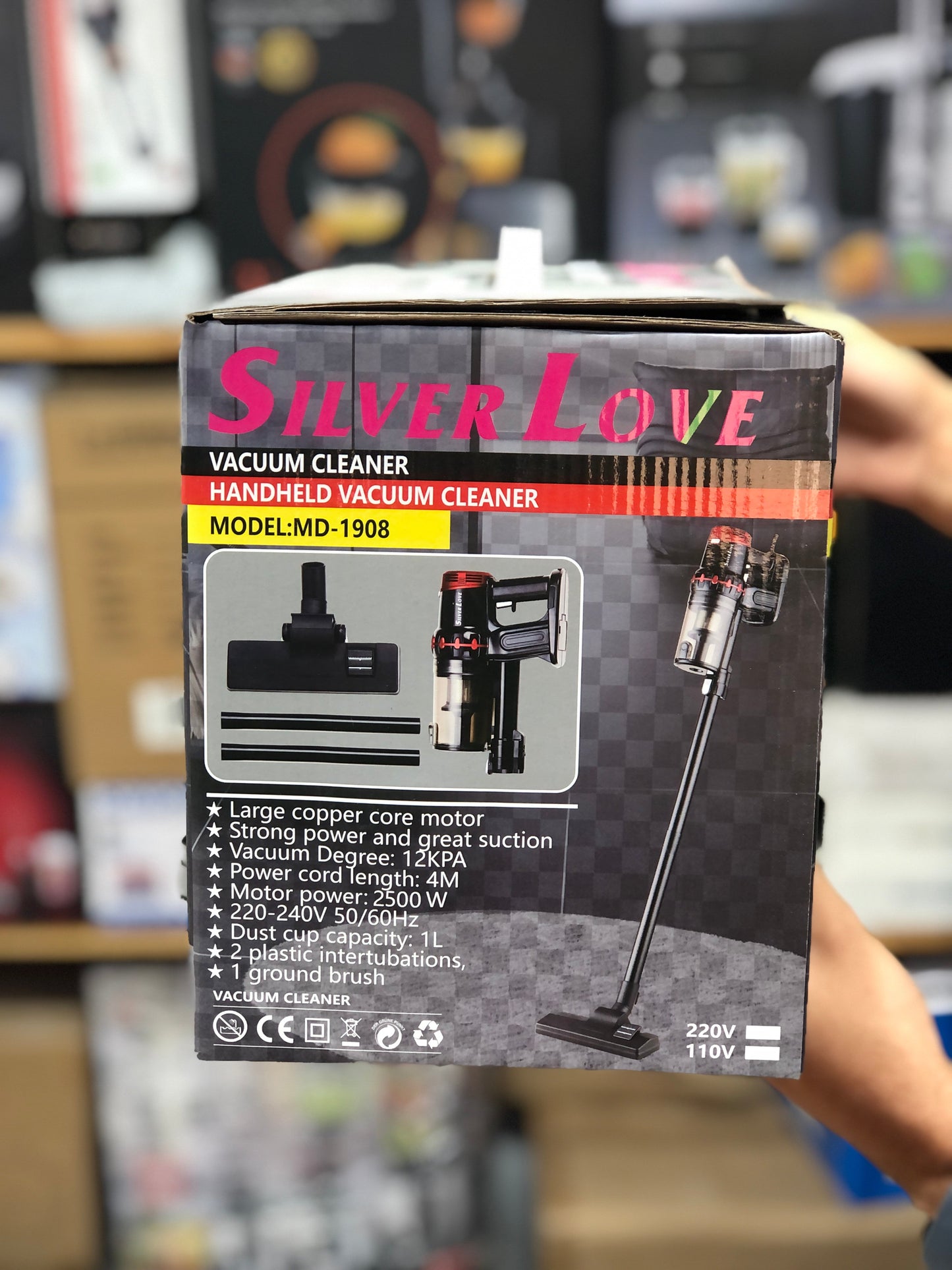 Silver Love Stick & Handheld Vacuum Cleaner 1908