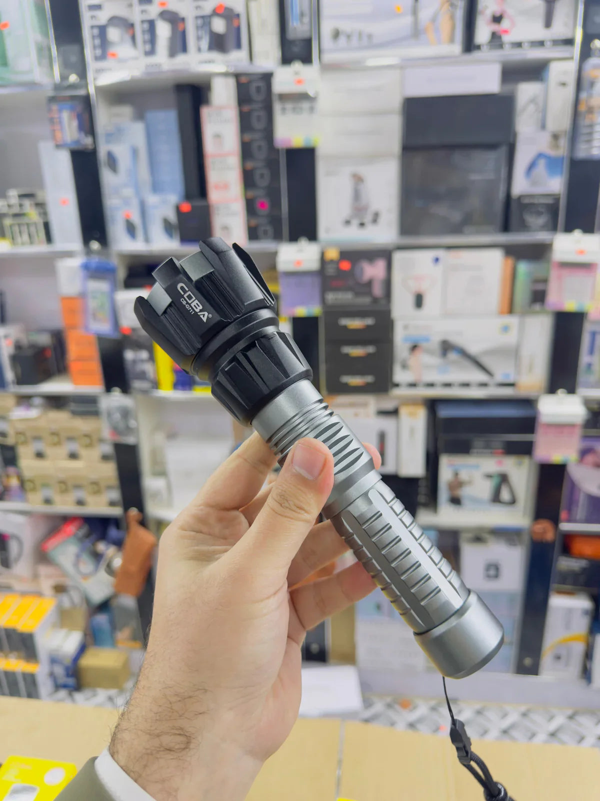 Coba Aluminum Alloy LED Flashlight Torch CB-G710 / CB-G711 / CB-G712
