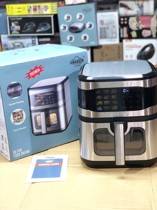 Uakeen Digital Double Heating Air Fryer 10L Capacity ZL-1709 PLUS