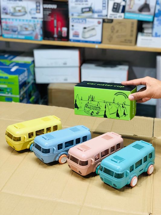 Bus Shape Children Car Water Bottle