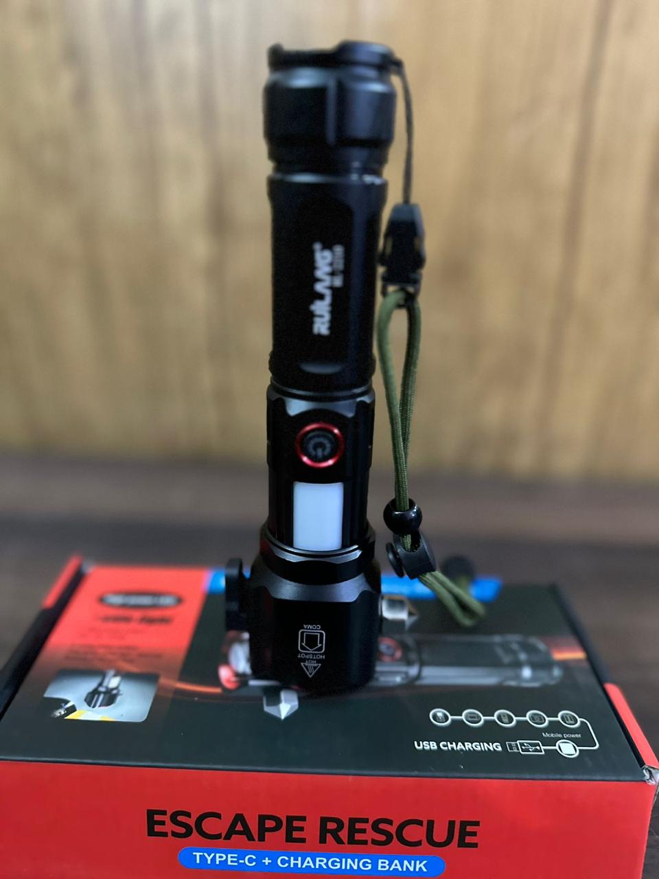 Multifunctional 5-in-1 Torch (1km Range)