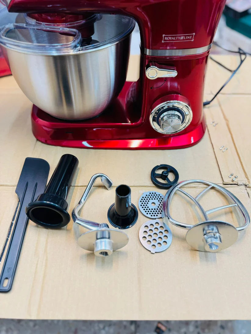 Royalty Line Germany 6.5L Kitchen Master Stand Mixer – 1900W Heavy Duty 3-in-1 Machine |