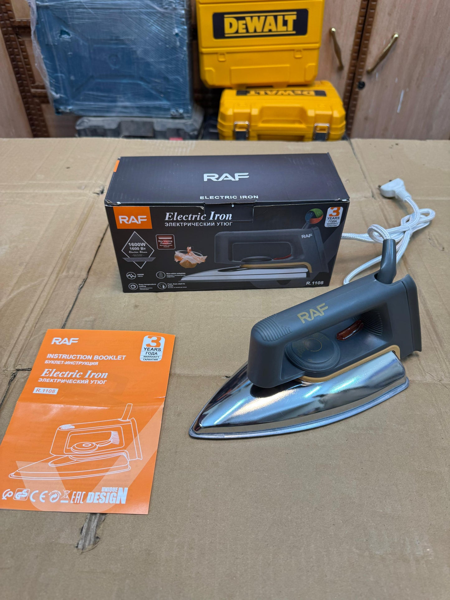 Russia RAF Light Weight Dry Iron (Home & Travel Use)