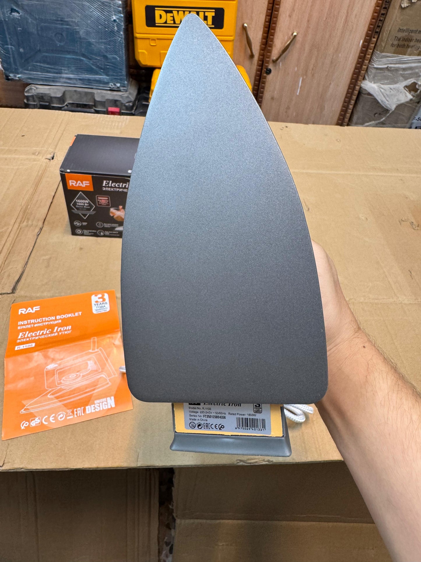 Russia RAF Light Weight Dry Iron (Home & Travel Use)