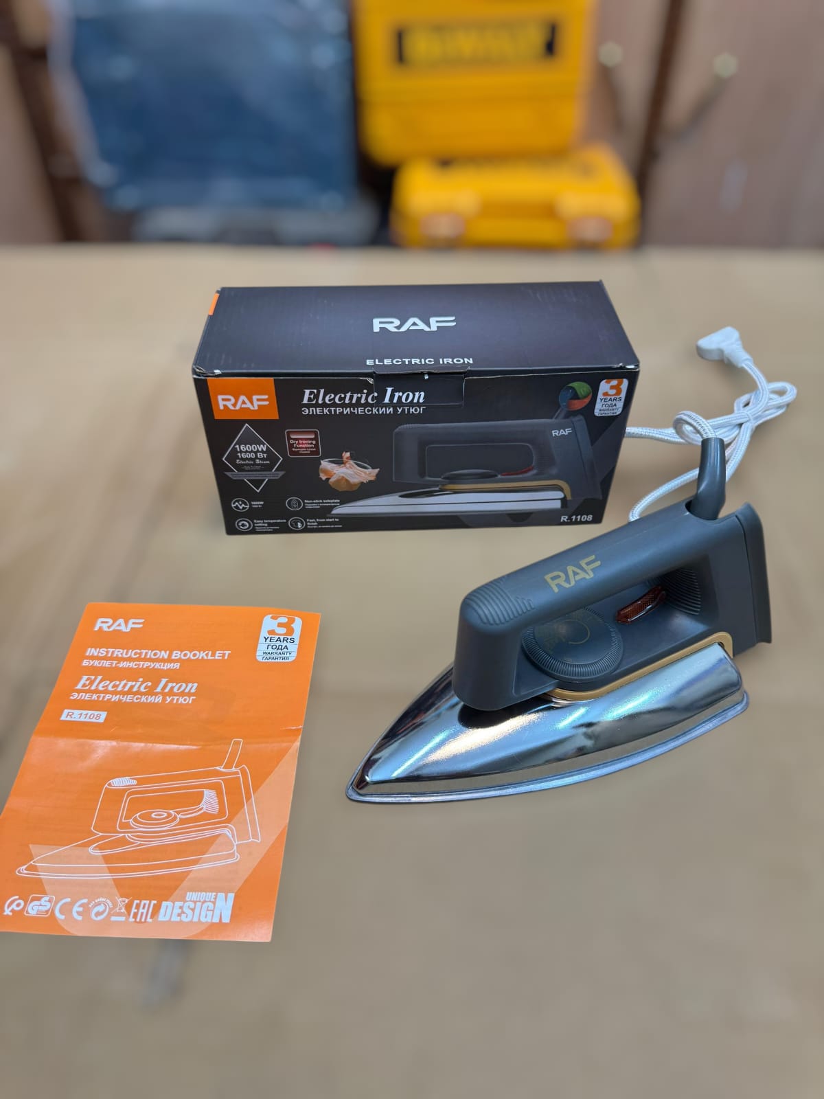 Russia RAF Light Weight Dry Iron (Home & Travel Use)
