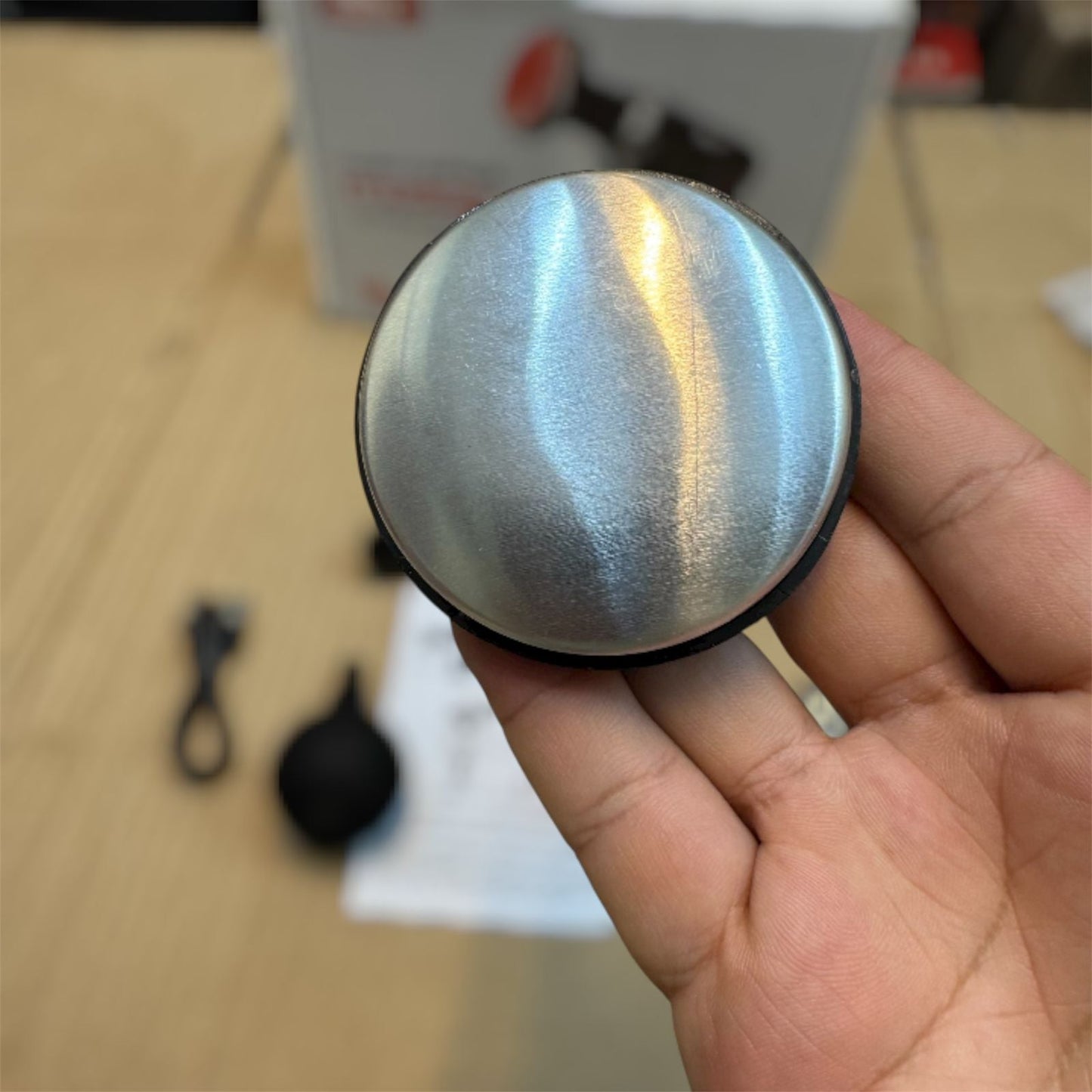 Cordless Heating Massager with Jelly Head