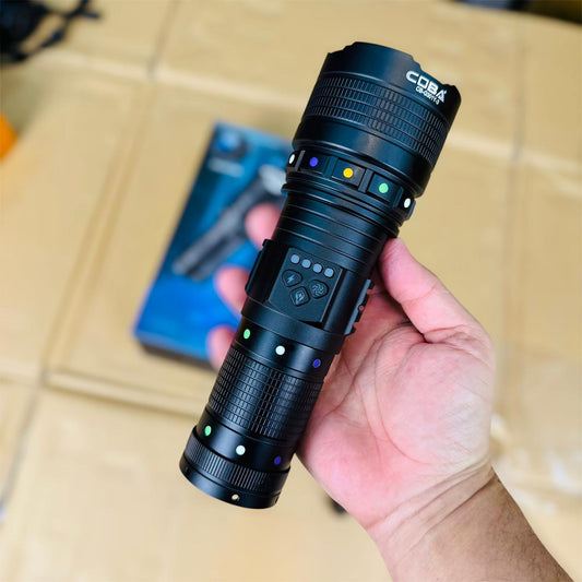 CUBA Flash Light Torch G301 (3 Modes, 2000m Range)