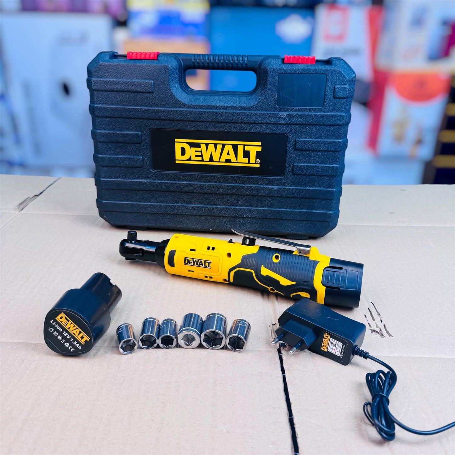 Dewalt-Style 12V Cordless Ratchet Wrench