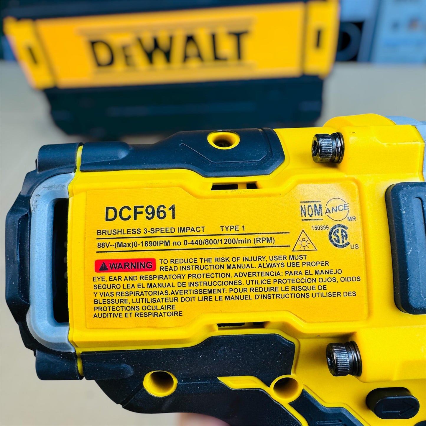 Dewalt-Style Commercial Impact Wrench (DCF961)