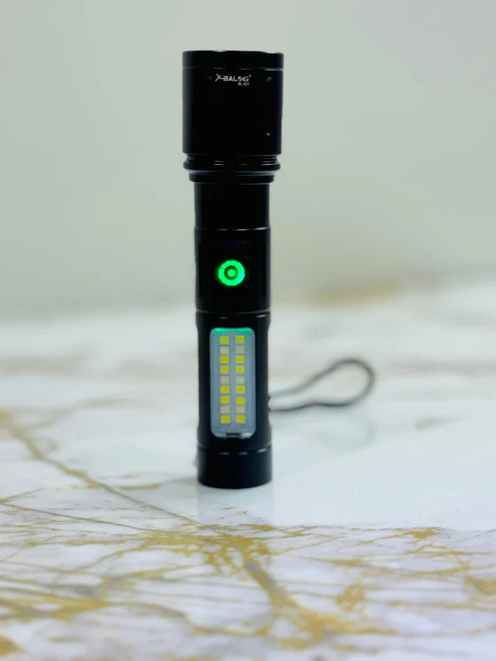 X-BALOG LED TORCH – RECHARGABLE | LITHIUM BATTERY | USA LOT