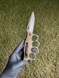 Derespina 2-in-1 USA Knuckle Knife – Folding Tactical  Grip Knife |