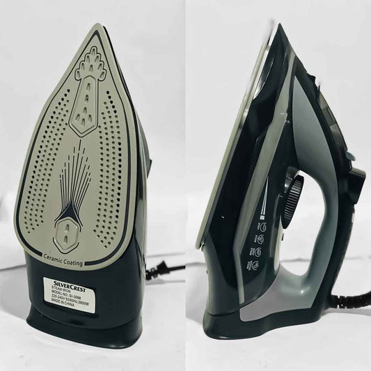 Super Crest SCT-1043 Electric Steam Iron – 2200W High Power Fast Heating (12 Month Warranty) |